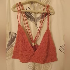 Smocked Triangle Bralette